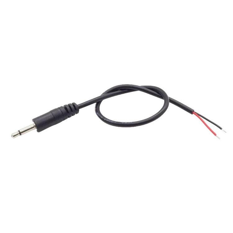 Cavo mono 2 pin AUX Cavo singolo altoparlante Cavo di alimentazione audio Cavo audio, lunghezza: 25 cm, 2.5mm Male, 2.5mm Female, 3.5mm Male, 3.5mm Female