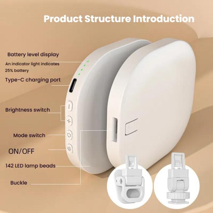 Smartphone Fill Light Selfie Live Streaming Computer Laptop Fotografia Luce LED Videoconferenza Lampada di riempimento