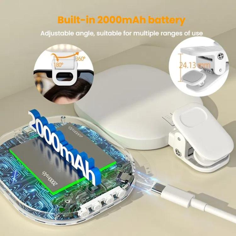 Smartphone Fill Light Selfie Live Streaming Computer Laptop Fotografia Luce LED Videoconferenza Lampada di riempimento