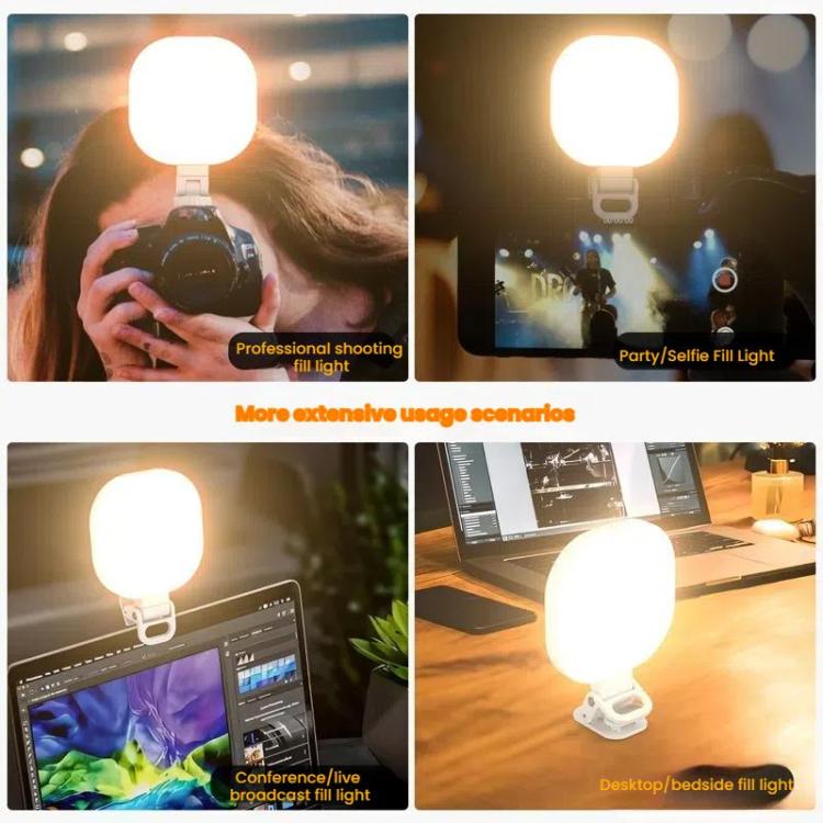 Smartphone Fill Light Selfie Live Streaming Computer Laptop Fotografia Luce LED Videoconferenza Lampada di riempimento