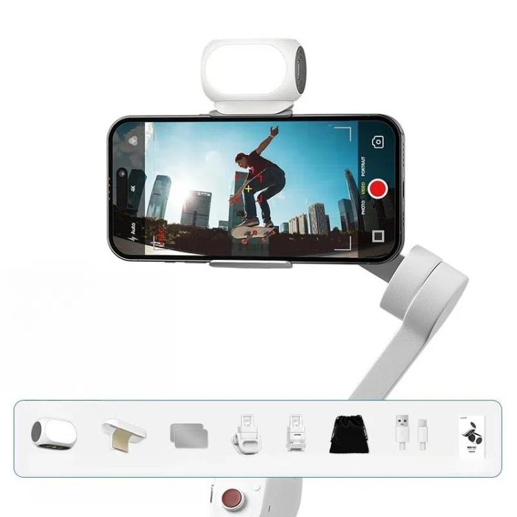 For DJI / Zhiyun Handheld Gimbal Stabilizer Fill Light Magnetic LED Photography Lamp Mobile Phone Fill Light, XJ97 One Lamp, XJ97 Dual Lamp, XJ97P One Lamp + Clips Set, XJ97P Dual Lamp + Clips Set
