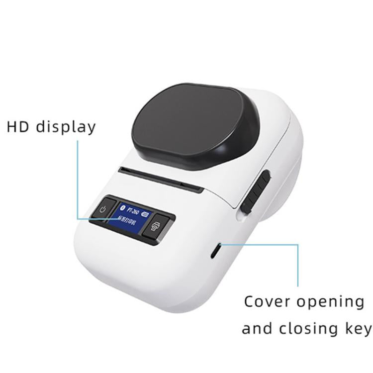 PT260 50mm/s 203DPI Bluetooth Thermal Label Printer, 57mm Print Width for Commercial & Office Use