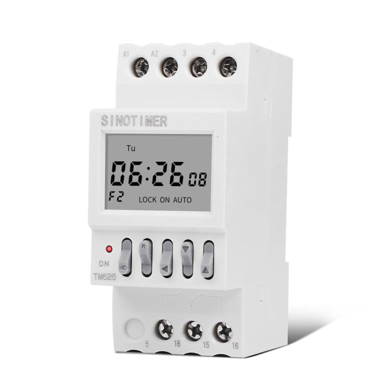SINOTIMER TM626 2 Channel Timer Switch 220V 7 Days Weekly Programmable Timer