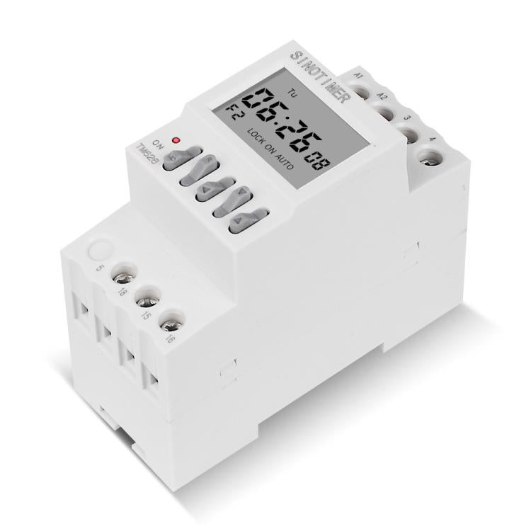 SINOTIMER TM626 2 Channel Timer Switch 220V 7 Days Weekly Programmable Timer