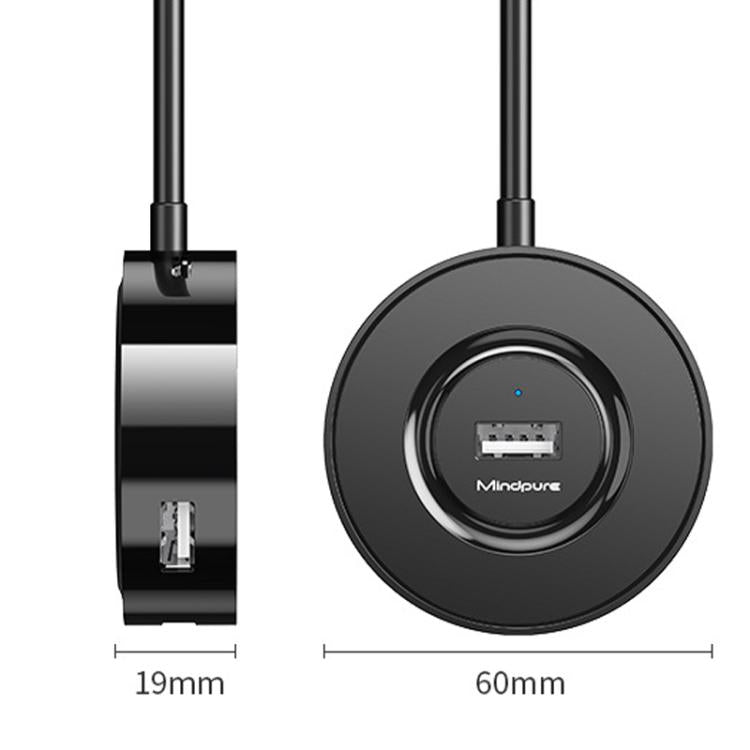 Mindpure US018 Computer Expansion USB2.0 4 Ports HUB, 0.3m Black, 1m Black, 1.5m Black, 0.3m White, 0.5m White, 1m White