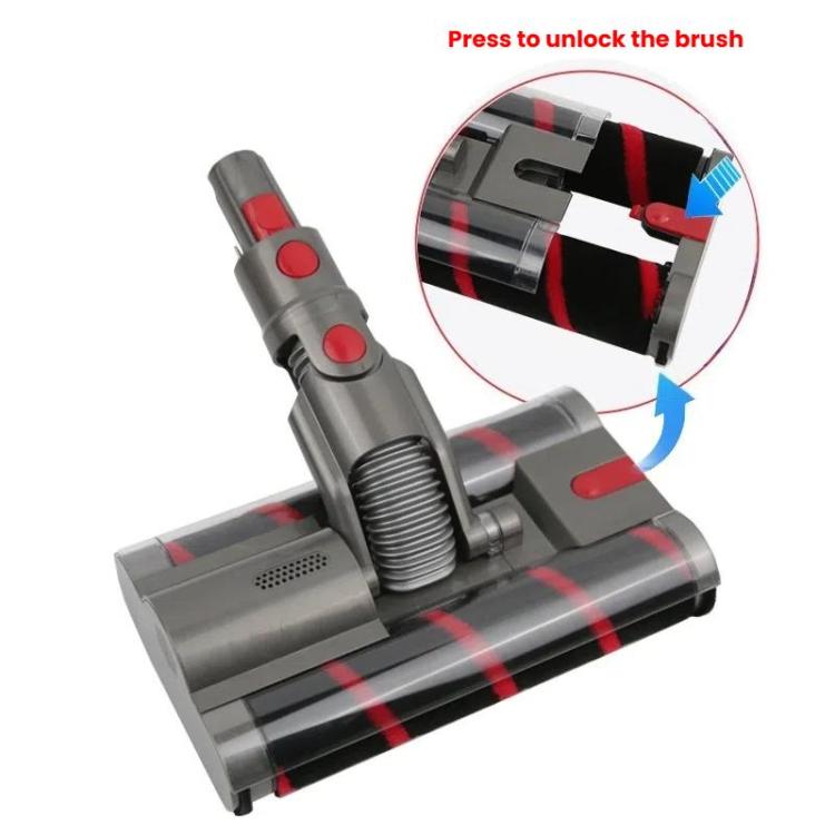 Vacuum Cleaner Dual Roller Brush Head Universal Floor Brush Replacement, For Dyson Omni-Glide Sv19/21 / Micro