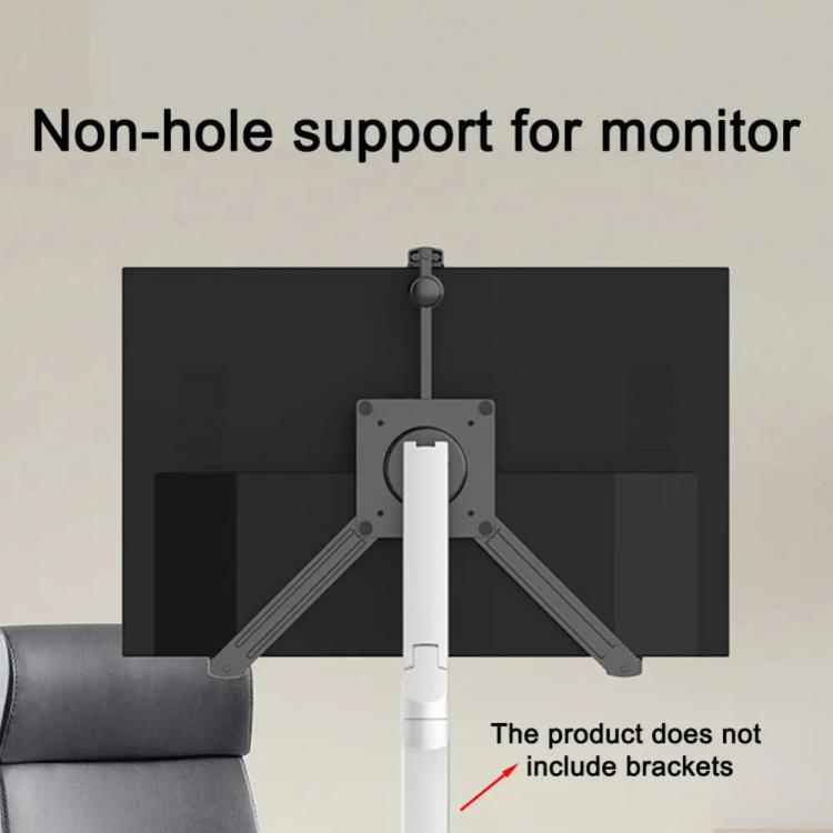 Holeless Monitor Mount for 17-32 Inch Screens Quick Installation and Removal Bracket, Adapter Black