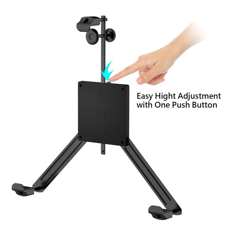 Holeless Monitor Mount for 17-32 Inch Screens Quick Installation and Removal Bracket, Adapter Black