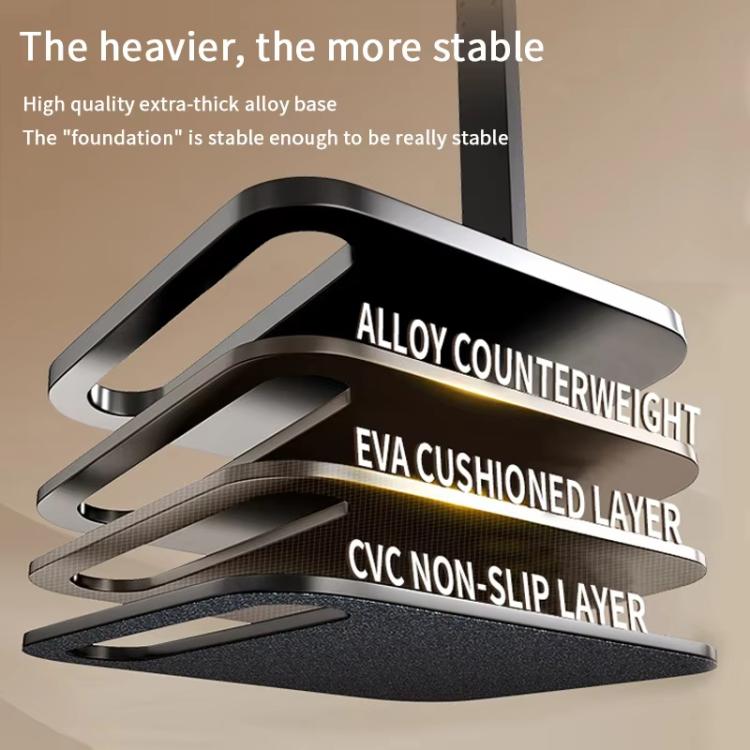 Portable Vesa Monitor Stand Height Adjustable Swivel Desk Mount For 17-Inch Screens, Vesa