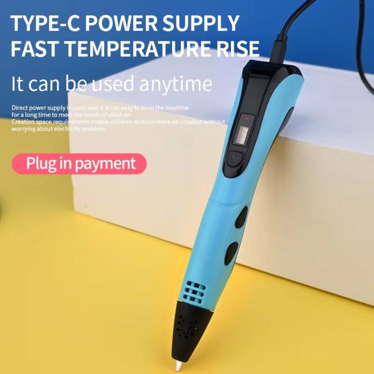 3D Printing Pen Kids Education Drawing DIY Doodle Stereoscopic Drawing 3D Pen