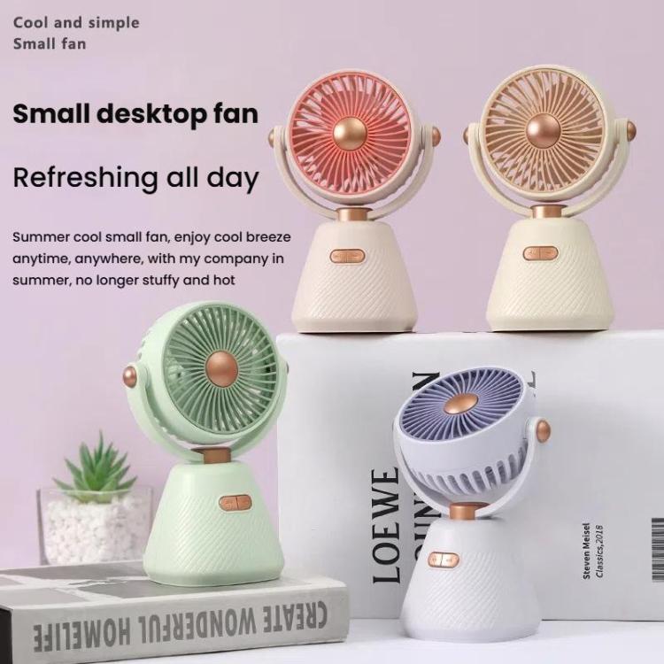 Desktop 100-speed Mini Student Bedroom Fan Portable USB Rechargeable Desktop Small Fan