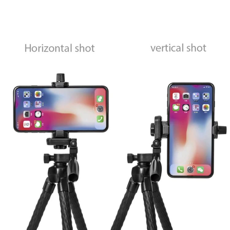 YUNTENG 3280 Octopus Tripod With 3-Way Pan Head Camera Phone Holder, 3280