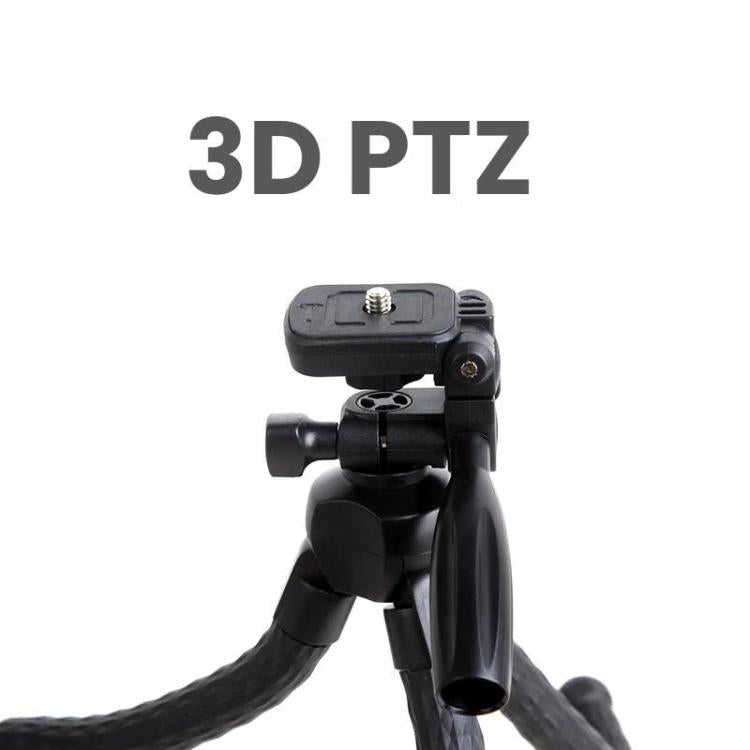 YUNTENG 3280 Octopus Tripod With 3-Way Pan Head Camera Phone Holder, 3280