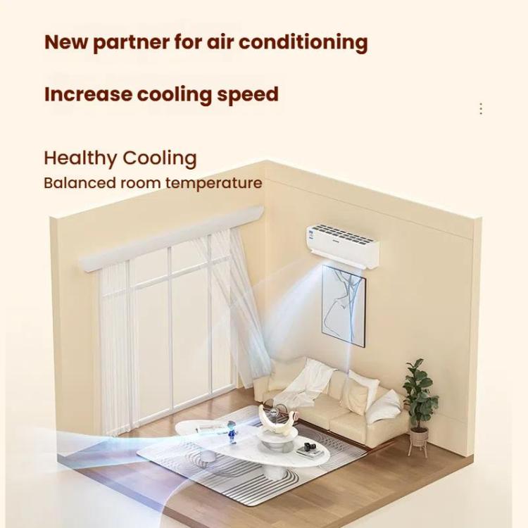 Multifunctional Fan Light Sound Big Wind Power With Light Wall Mounted Long Life Desktop Small Ceiling Fan, Rechargeable Beige, Remote Control Beige, Rechargeable Blue, Remote Control Blue