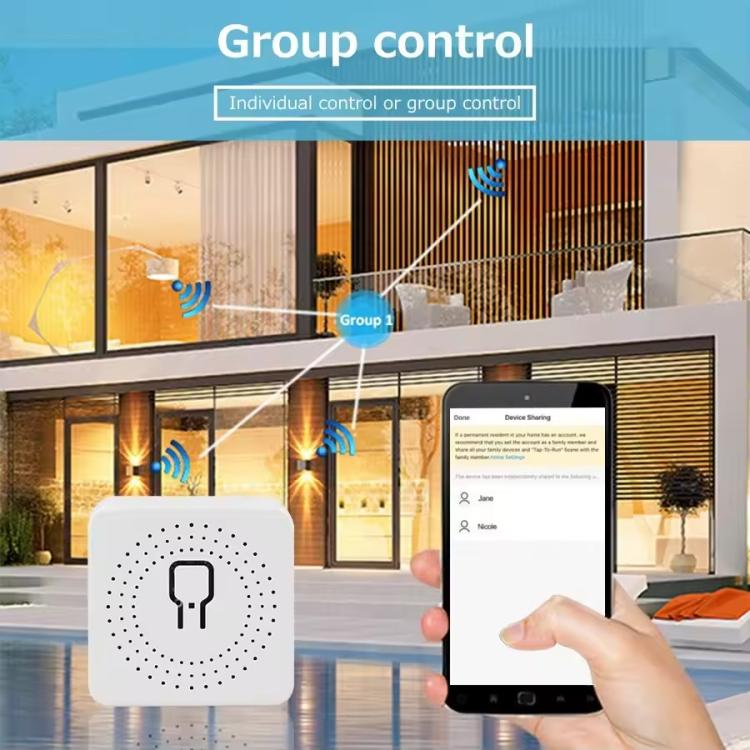Smart Switch DIY Breaker 2 Way Control Voice Control, Compatible Tuya Zigbee 16A, Compatible eWeLink Zigbee 16A
