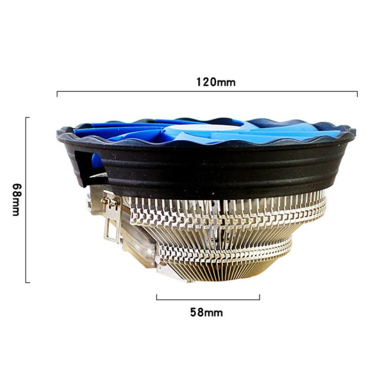 EVESKY 800-2000 RPM Conputer CPU Cooling Fan For Intel LGA 1155/1156/775 & AMD AM4/AM5 Sockets, 400
