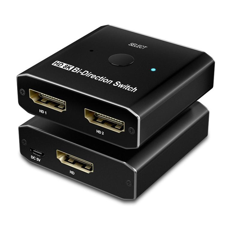 PWAY S6203H 8K 60Hz 2 In 1 Out HDMI-Compatible Two-Way Switcher