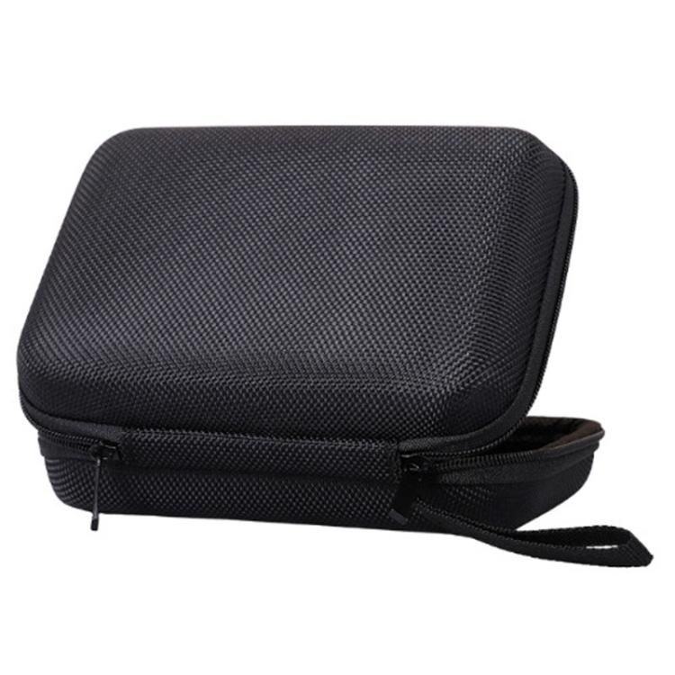EVA Hard Disk Bag Portable Drop-proof Mobile Power Storage Bag Zipper Toolkit Accessory Storage Case, (Black)