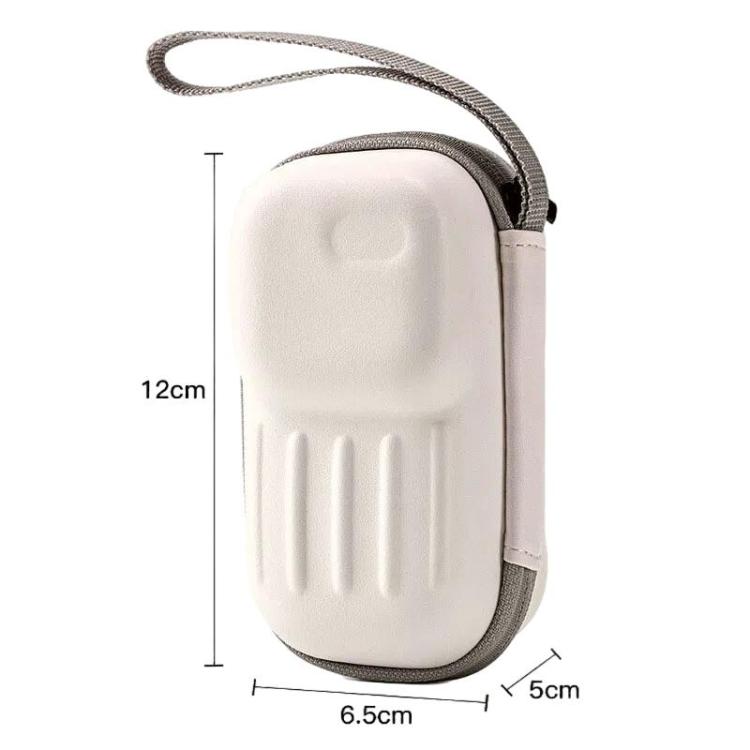 Summer Hanging Neck Small Fan Bag Organizer Box Outdoor Travel Portable Folding Fan Bag