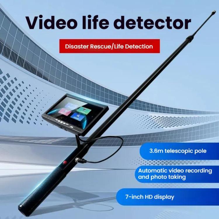 Life Detector Earthquake Coal Mine Fire Rescue Snake Eyes Infrared HD Intelligent Video Inspection Mirror, US Plug, KZX-V6D With Video
