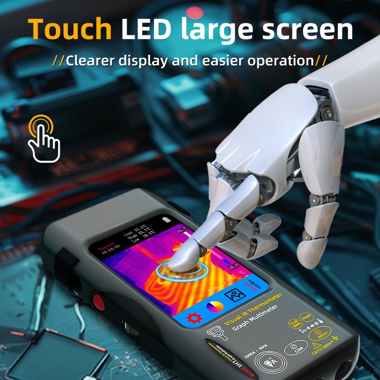 Thermal Imager Multimeter Handheld Touch Screen High Accuracy Thermometer, BSIDE SH7 Standard, BSIDE SH7 Standard+Flexible Coil, BSIDE SH7 Standard+Macro Lens, BSIDE SH7 Standard+Macro Lens+Flexible Coil