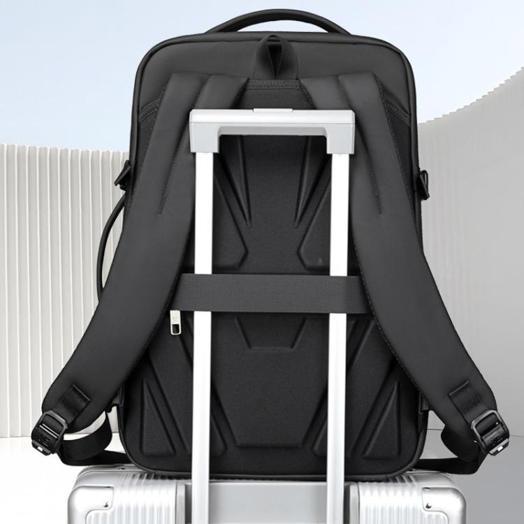 Wiersaam Men Anti-Theft Business Laptop Backpack 15.6 Inch Computer Bag With USB & Type-C Charging Ports, WA338353 Gray