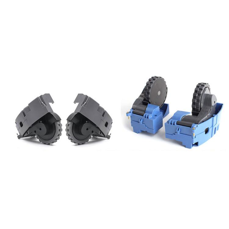 For IRobot Roomba 5/6/7/8/9 Series Walking Wheels Vacuum Cleaner Accessories, Left+Right Wheel-Blue, Left Wheel-Blue, Right Wheel-Blue, Left+Right Wheel-Black, Left Wheel-Black, Right Wheel-Black