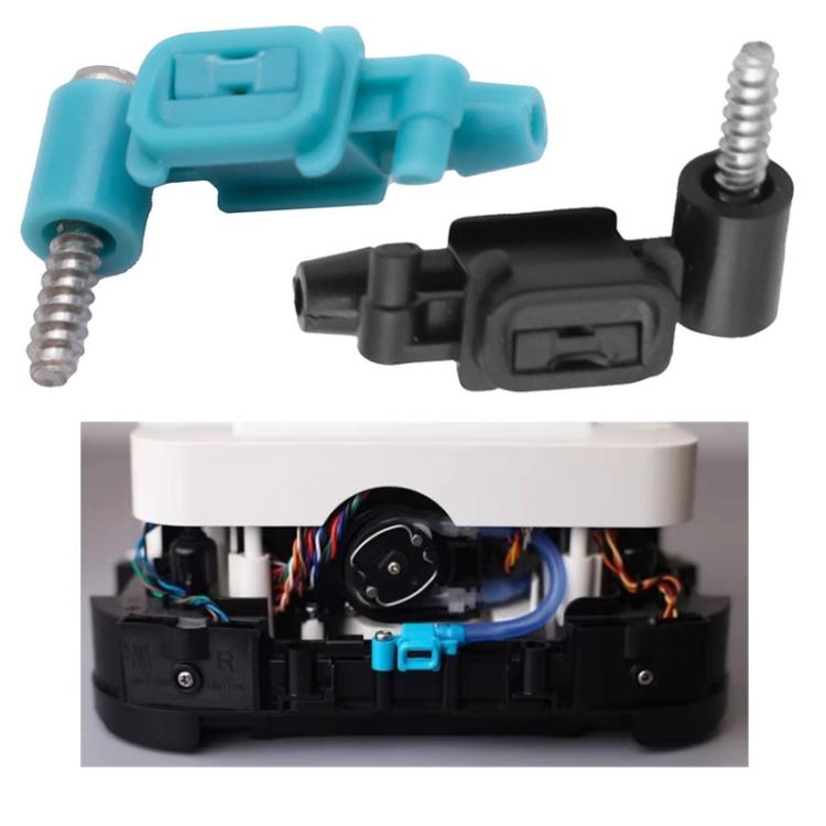 For IRobot Braava Jet M6 Sweeper Vacuum Cleaner Accessories, Nozzle-Black, Nozzle-Blue, Water Tank, Tank Filter, 1pair Tires