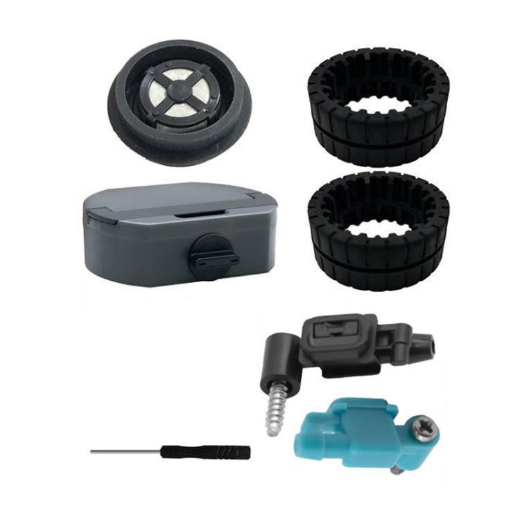 For IRobot Braava Jet M6 Sweeper Vacuum Cleaner Accessories, Nozzle-Black, Nozzle-Blue, Water Tank, Tank Filter, 1pair Tires