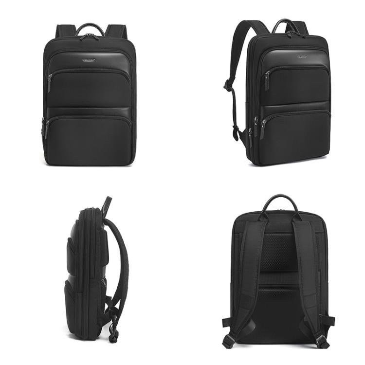 Men Expandable Waterproof Lightweight Laptop Backpack With Floating Zipper, Tigernu T-B9121 15.6 Inch, Tigernu T-B9121 17 Inch