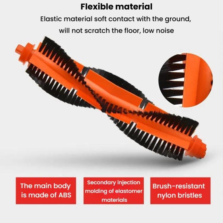 For Xiaomi C103 / E10 / B112 / 3C Sweeping and Mopping Robot Accessories, Main Brush, 3pcs Filters, 3pairs Side Brushes, 3pcs Mops, 3pcs Small Brushes, 3pcs Small Screwdrivers, 3pcs Brushes