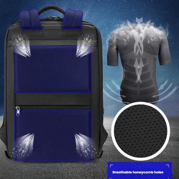 Tigernu T-B9152A 15.6-inch Men Hardshell Waterproof Backpack with Dry/Wet Separated Compartment & Air-Cushioned Shockproof Laptop Sleeve