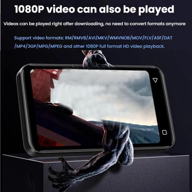 WiFi+Bluetooth-Compatible Color Screen MP4 Movie E-Book Player, 32G Standard, 64G Standard, 128G Standard