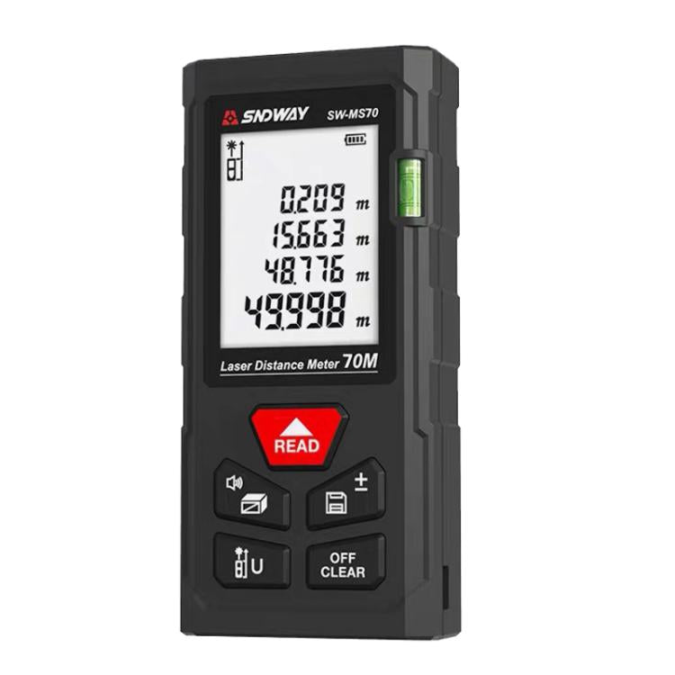 Laser Distance Measuring Instrument High Precision Laser Ruler, SNDWAY SW-MS50 50M, SNDWAY SW-MS70 70M, SNDWAY SW-MS100 100M