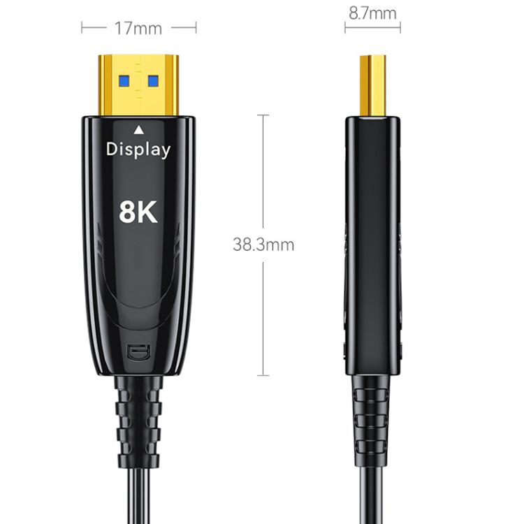 DTECH DT-HF8005 8K 60Hz HDMI 2.1 Fiber Optic Cable Dolby Atmos, EARC For PS5, Xbox, Home Theater, Gaming Monitor, 2m, 3m, 5m, 8m, 10m, 15m, 20m