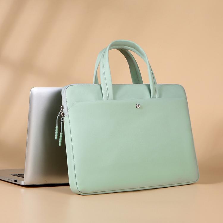15-15.6inch Universal Laptop Bag Briefcase Multifunctional Shockproof Computer Bag, Pink, Beige, Black, Blue, Gray, Green