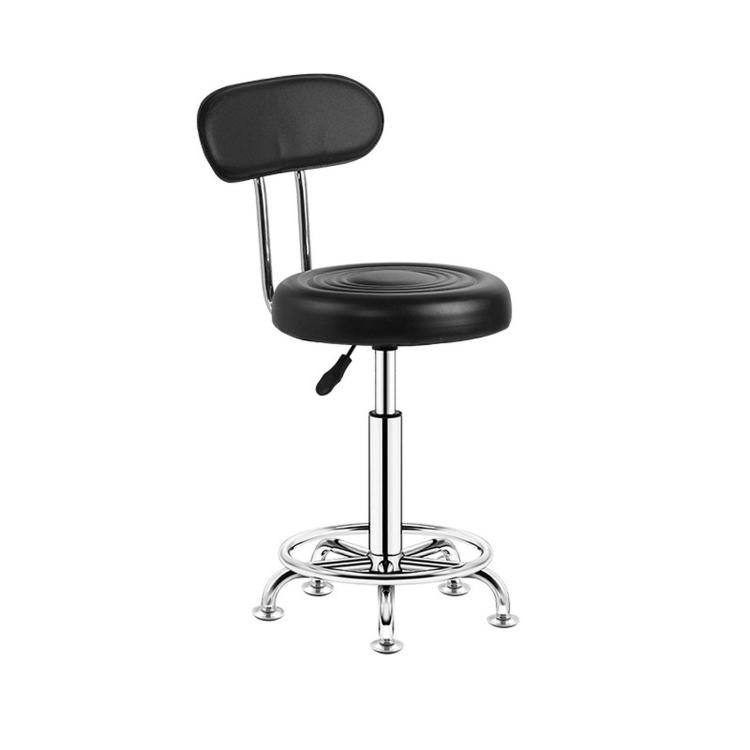 Sgabello da bar girevole regolabile con sistema idraulico e poggiapiedi., 42-54cm Stationary Glides Black, 42-54cm Stationary Glides Red, 42-54cm Stationary Glides Blue, 45-57cm Swivel Casters Black, 45-57cm Swivel Casters Black Red