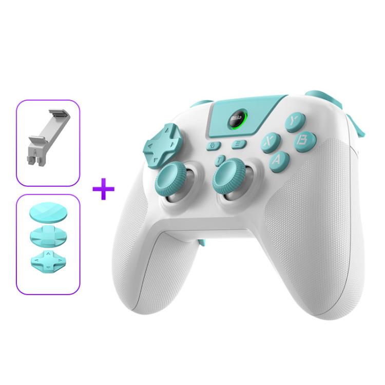 Controller di gioco BSP G3 Tri-Mode con joystick in carbonio e tasti macro per PC / Switch / PS4 / iOS e Android, With Stand White, With Stand Black, With Stand Pink, With Stand Purple, With Receiver White, With Receiver Black, With Receiver Pink