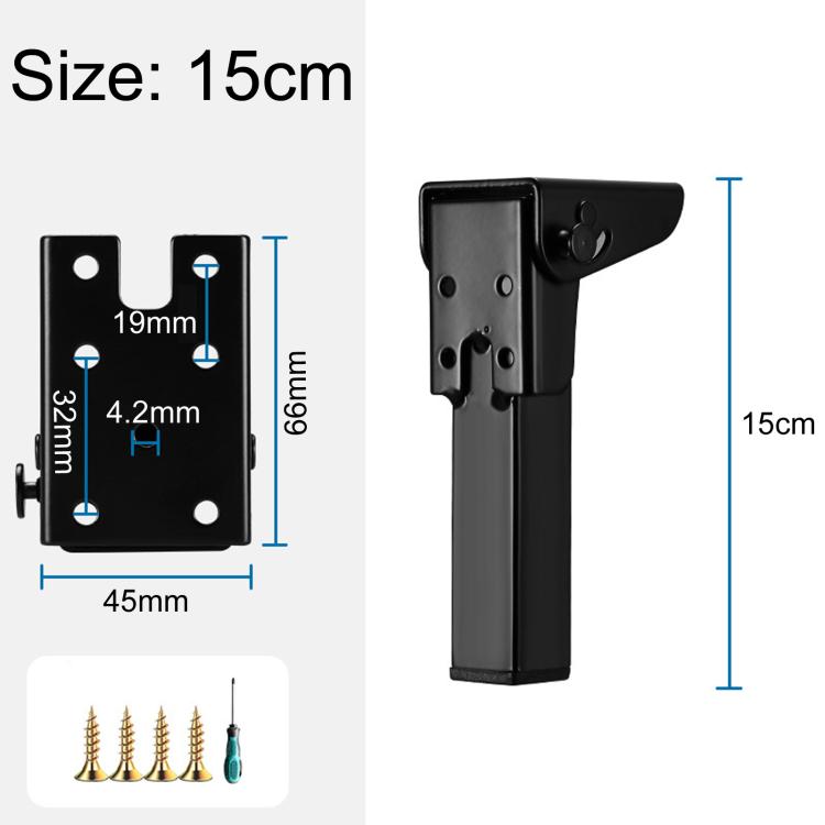 Gambe di supporto in metallo pieghevoli per tavolo, ideali per scrivania da computer e tavolo da campeggio., 15cm, 20cm, 25cm, 30cm, 32cm, 35cm, 40cm, 45cm, 50cm, 55cm, 60cm, 65cm, 70cm, 25cm White, 30cm White, 35cm White, 40cm White, 45cm White