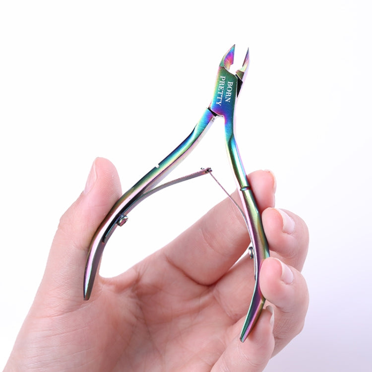 3 pezzi tronchesi per cuticole per unghie tagliaunghie arcobaleno forbice rimozione della pelle morta taglio manicure strumento per nail art