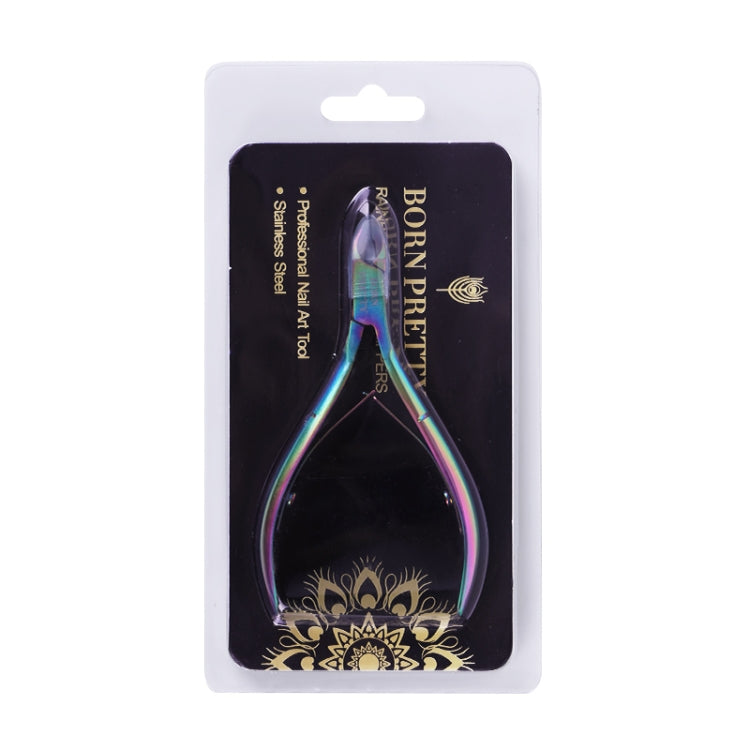 3 pezzi tronchesi per cuticole per unghie tagliaunghie arcobaleno forbice rimozione della pelle morta taglio manicure strumento per nail art