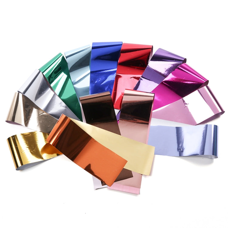 3 fogli di lamina scorrevole in nastro d'oro per unghie, trasferimento olografico, adesivo, adesivo, set di decorazioni per manicure stellato, 3 PCS Gold Silver