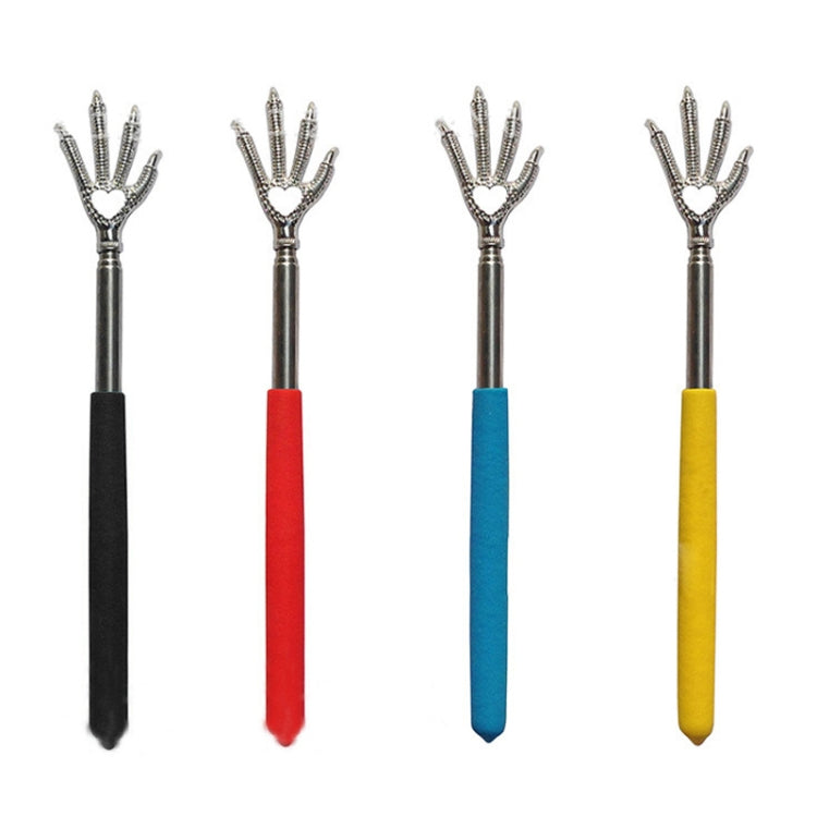 10 PCS Pratico kit di massaggio antigraffio tascabile telescopico in acciaio inossidabile (colore consegna casuale)