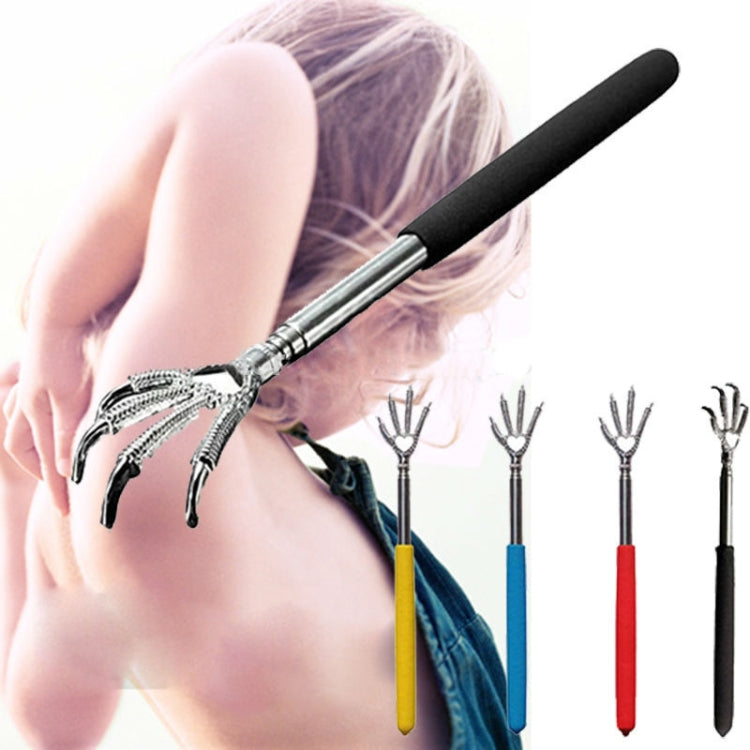 10 PCS Pratico kit di massaggio antigraffio tascabile telescopico in acciaio inossidabile (colore consegna casuale)