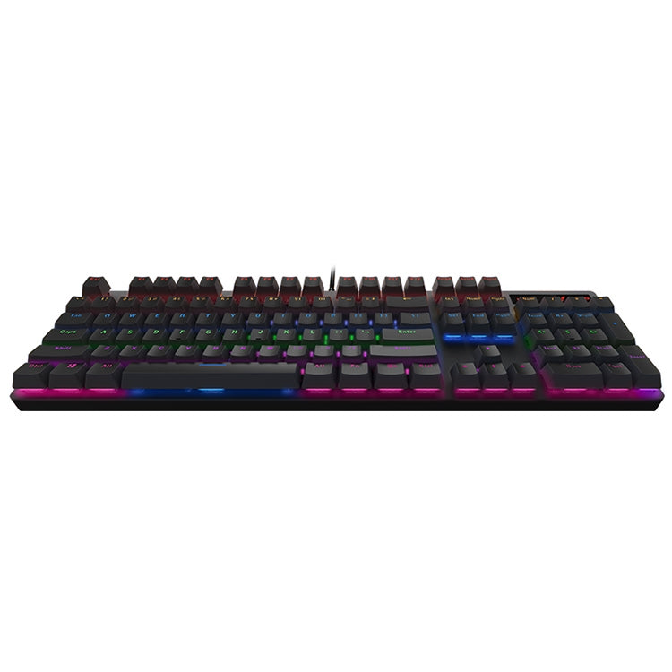 Rapoo V500 PRO Luce mista 104 tasti Desktop Laptop Gioco per computer Esports Office Home Digitazione Tastiera meccanica cablata, Black Shaft, Green Shaft, Tea Shaft, Red Shaft