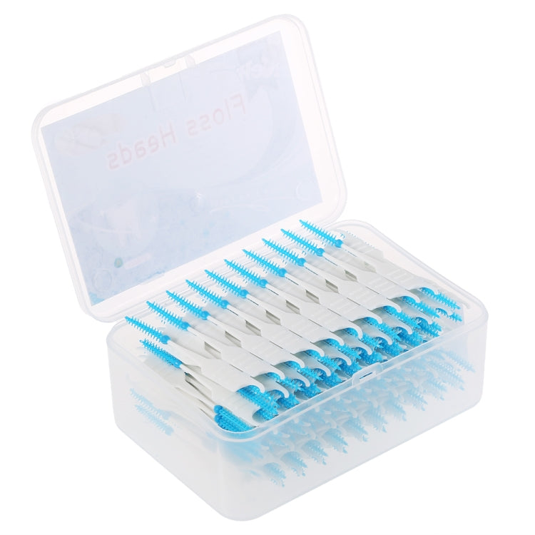 Strumento di pulizia portatile per la pulizia dei denti a spirale in silicone morbido a doppia testa da 2 pezzi
