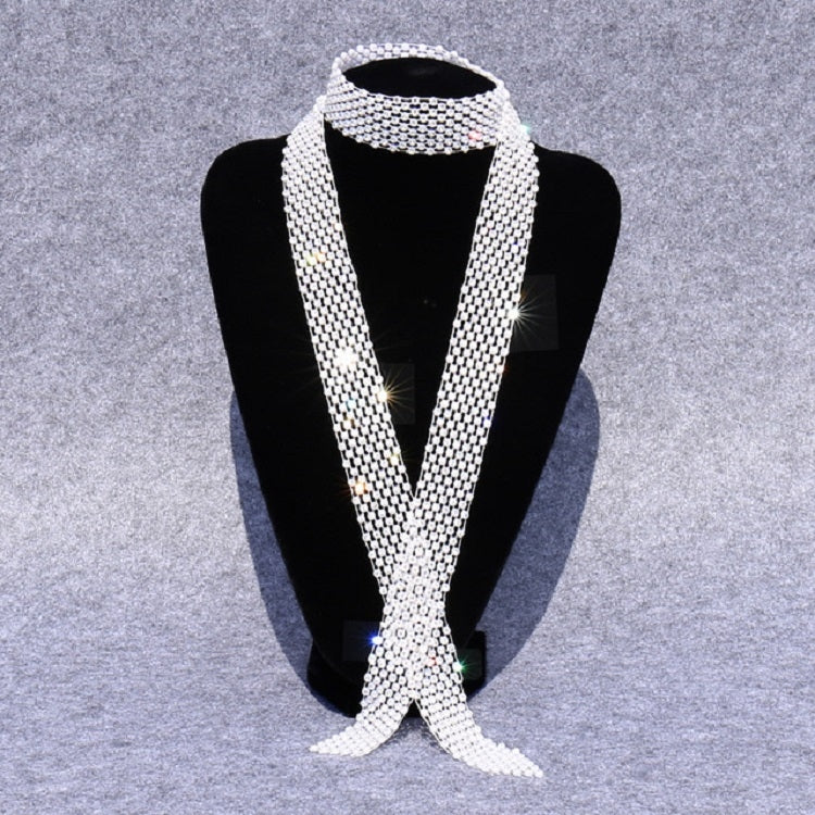 Accessori per costumi da ballo con farfallino con strass e paillettes da donna, White Diamond on White, Colorful Diamond on White, White Diamond on Black, Gun Black Diamond on Black, Red Diamond on Black, Blue Diamond on Black, Gold Diamond on Black