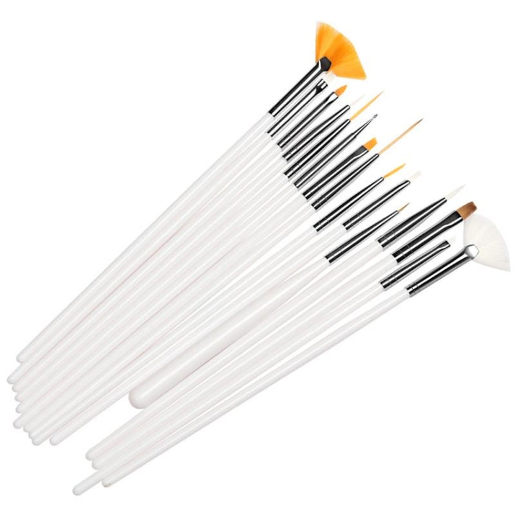 15 PCS / Set Strumenti per nail art Pennelli per manicure Strass Decorazioni per unghie Kit Nrush per unghie Kit penna per pittura per unghie