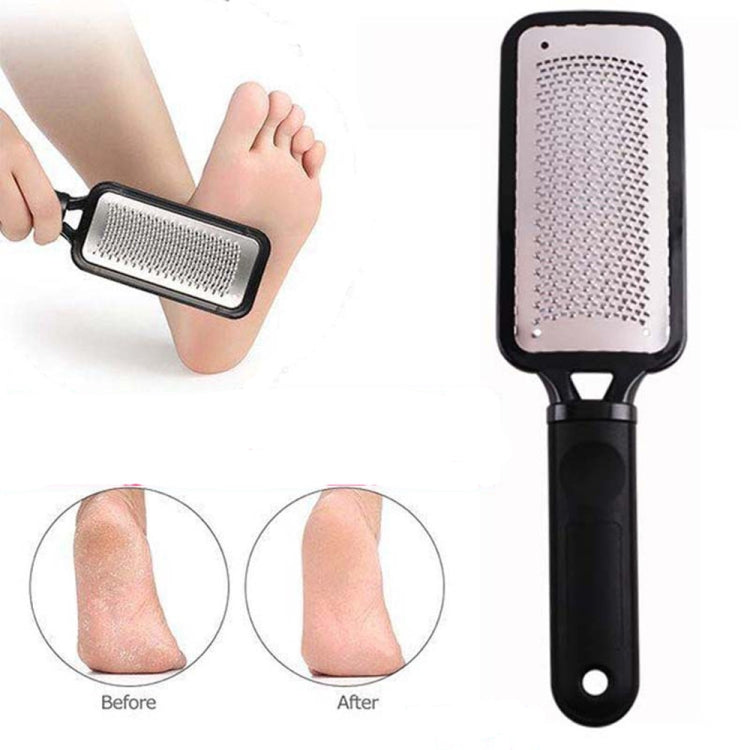 Scrubber per la rimozione del callo per pedicure del piede in acciaio inossidabile