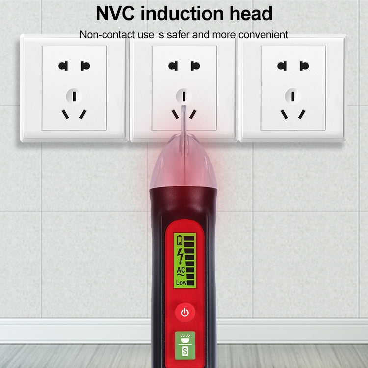 WINTACT WT3010 LED Tester di tensione CA Rilevatore senza contatto Pen 12-1000 V Rilevatore di tensione CA, WINTACT WT3010
